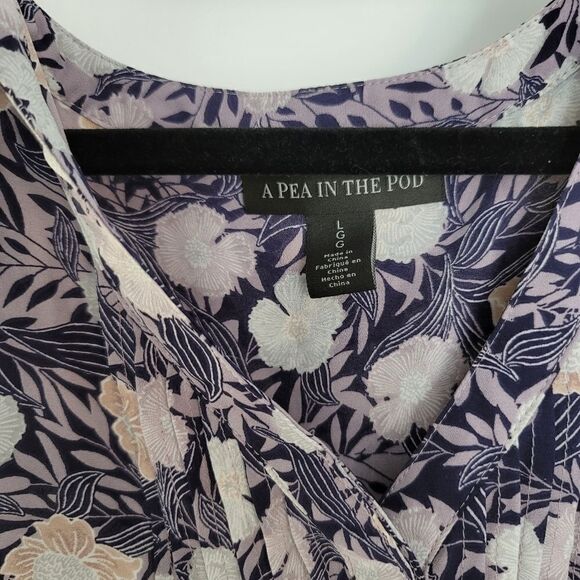 A pea in the pod sleeveless floral blouse maternity - Picture 8 of 9
